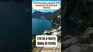 Everyday English Sentences in Natural Italian | Learn Italian
