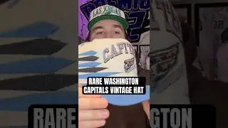 🦅💎VINTAGE GRAIL: WASHINGTON CAPITALS Logo athletic Diamond cut SnapBack hat cap from the 90&rsquo;s vtg