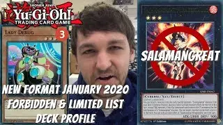 Yugioh New Format January 2020 F&L List UPDATED Deck Profile - Salamangreat - MIRAGESTALLIO BANNED?!