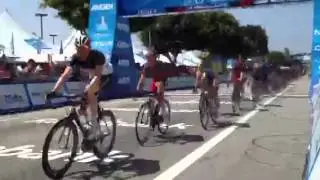 Amgen tour of California, finish line. Lap 2
