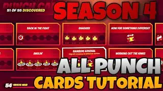 How To Get ALL 55 PUNCHCARDS in Season 4 *In Depth Tips*