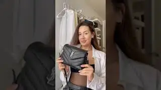 What&rsquo;s in my bag? 🧐 (what fits inside my YSL loulou bag review) #shorts