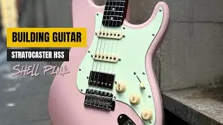 PARDO GUITARS 🎸 Building Stratocaster &bull; Shell Pink 