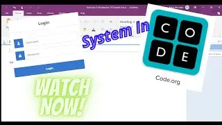 Secure Login System in Code.org || Spot Studies