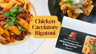 Cook at home Rigatoni alla Cacciatora from Veneto Club in Melbourne - Chicken Cacciatore Rigatoni