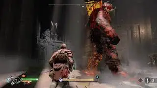 Fire Ogre Fight (GoW difficulty)