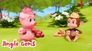 Apples and Bananas | Jingle Gems Nursery Rhymes & Kids Songs