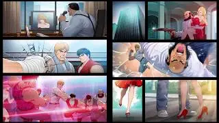 STREET FIGHTER V AE - Cody All Arcade Mode Endings [Ft. Guy, Haggar, Jessica, Mad Gear]