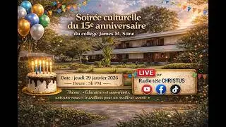 Soir&eacute;e culturelle du 15e anniversaire du Coll&egrave;ge James M. Stine |