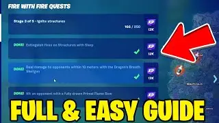 How To Complete Fire With Fire Week - All fire with fire quests Fortnite