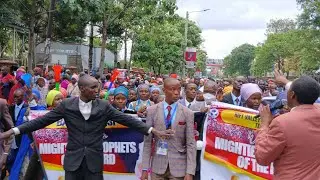 MENENGAI 8 STUDENTS PROCESSION AT NAKURU TOWN🔥🔥