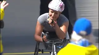 2017 Boston Marathon elite wheelchair finishes