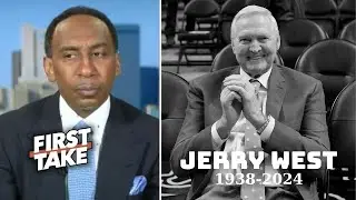 FIRST TAKE | RIP the legend, NBA's logo - Stephen A. Smith remember HOF Jerry West dies at 86