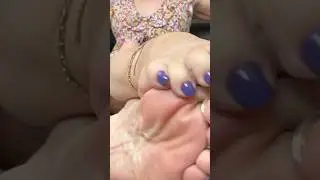 What do you think about this purple pedi? #pedicure #fallcolors #toes