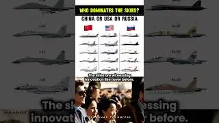China vs USA vs Russia: Who truly dominates the skies? | The ultimate air power showdown! ✈️💥