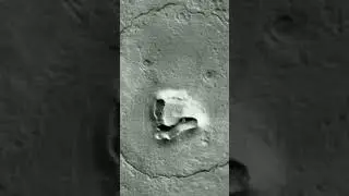 Bear Face on Mars #shorts #bear #mars #space #nasa #marsorbiter #bearface