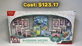 Pokemon Card Blooming Waters Unboxing