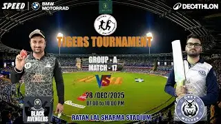 LIVE :TIGERS TOURNAMENT BLACK AVENGERS VS GREY WOLVES