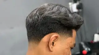 Taper fade rambut belah tenggah tutorial untuk pemula , sanggat MUDAH