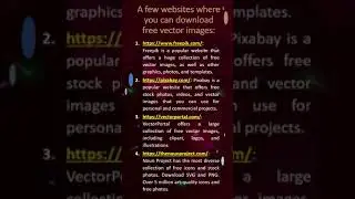 A few websites where you can download free vector images | Download Free Vector Graphics