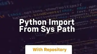Python import from sys path