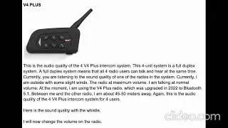 EJEAS Referee Intercom Communication System V4 Plus vs V6 Pro Sound Quality