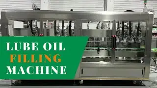 8 HEAD LUBRICATING OIL FILLING MACHINE | TRACKING FILLER | CONNECTS TO CAPPING & LABELING LINE