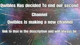 My second channel is ending..