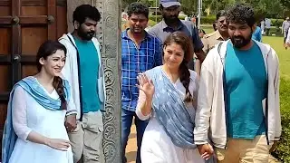 Nayanthara and Vignesh Shivan Visit Kumbakonam Temple | Filmyfocus.com