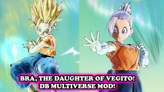 THE OVERPOWERED DAUGHTER OF VEGITO, BRA SSJ2! DB Multiverse Crossover! Dragon Ball Xenoverse 2 Mods
