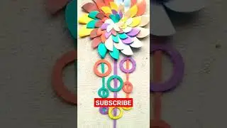 Beautiful Paper Flower Wall Hanging | Wall Hanging Ideas | Paper Craft | craft gallery surya #shorts