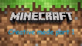 Building a sand house. (Minecraft Creative mode part 1)
