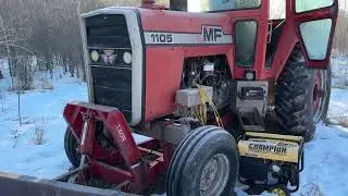 Massey 1105 Cold Start And We Make Her Work