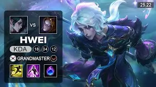 Hwei vs Orianna Mid - KR Grandmaster - Patch 25.22 Season 15