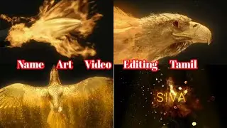 3D Title Trending Name Art Video editing in Alight Motion Instagram trending video editing eagle