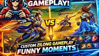 Surajgaming/custom room/moba legend 5v5/1v1gameplay fd/Funny moment 😎🎮 gameplay Hayabusa 