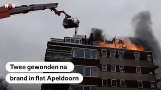 APELDOORN: Flat in brand, mensen vluchtten via balkon