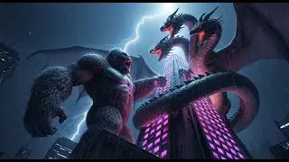 king kong and gorilla fight in the city in the rain the ultimate duel