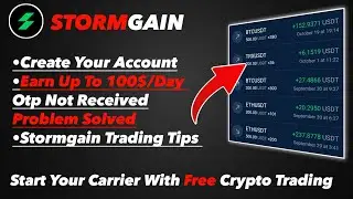 Stormgain Otp Not Received Problem Fixed Free Bitcoin Mining Platform #stormgaintrading #stormgain