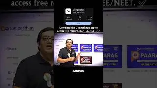 Paras Plus Batch Free Whiteboard Lectures | All IIT JEE 11th & 12th Classes on Competishun App