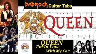 I'm In Love With My Car - QUEEN - Guitar + Bass TABS Lesson 