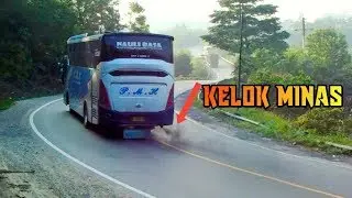 BISMANIA || BUS LINTAS SUMATERA DI KELOK MINAS RIAU || HUNTING SINGKAT