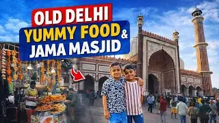 Old Delhi Yummy Food Tour 🍗 | Jama Masjid Street Food