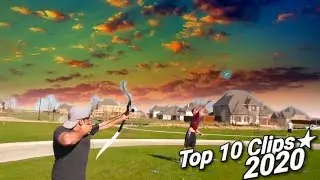 Giant Nerf Edition Trick shot | Dude Perfect &diams; Top 10 Clips &diams; Funny 2020 (topic: 07)