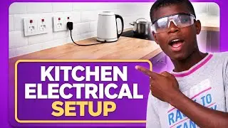 MODERN Kitchen electrical system || Complete SETUP from start to finish 