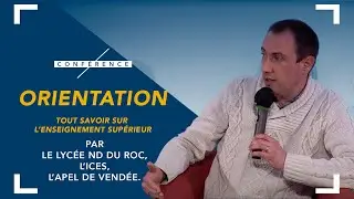 Orientation : Tout savoir sur l'enseignement supérieur - Conférence de l'ICES et de l'APEL de Vendée