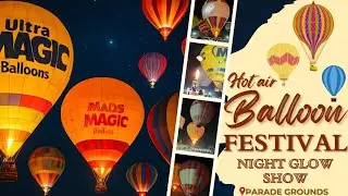 What's happening at Hyderabad Parade Ground? 😍🎈 Hot Air Balloon Festival