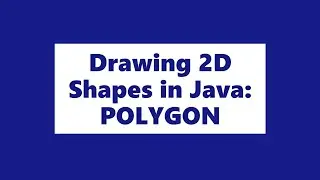 Drawing a POLYGON using JavaFx  |  Shapes in Java