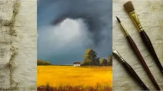 Manzara Akrilik Boya Landscape Painting