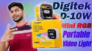 DIGITEK Mini LED-D10W Portable RGB Video Light | Detailed Review